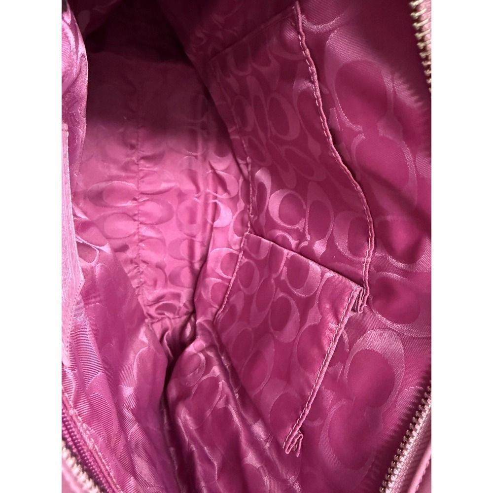 Vintage Coach Leatherware Gallery Tote bag. Barbie Pink. 9762 - Picture 5 of 16